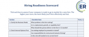The hiring readiness scorecard